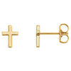 Petite Cross Gold Earrings1.jpg