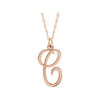 Script Initial Necklace