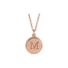 Engravable Round Beaded Gold Necklace