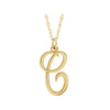 Script Initial Necklace