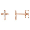 Petite Diamond Cross Earrings4.jpg