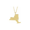 US State with a Diamond Necklace