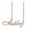 Script Nameplate Necklace