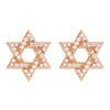 Star of David Diamond Earrings