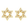 Star of David Diamond Earrings