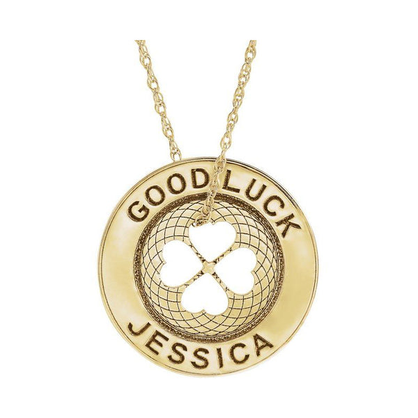 Personalized Good Luck Necklace