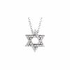 Petite Star of David Diamond Necklace