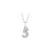 Number Diamond Necklace