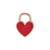 Enameled Heart Charm/Pendant