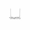 Petite Mom Script Necklace