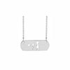 Mother & Child Stick Figure Bar Family Necklace