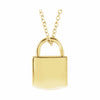 Engravable Lock Necklace