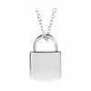 Engravable Lock Necklace