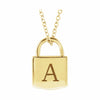 Engravable Lock Necklace