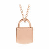 Engravable Lock Necklace