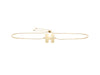 Initial Gold Adjustable Bracelet